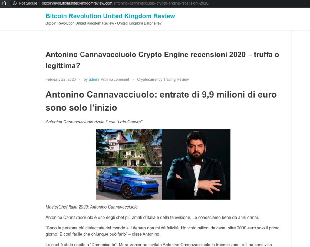 Crypto Engine ed Antonino Canavacciuolo