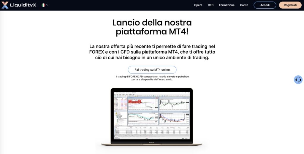 LiquidityX MetaTrader 4